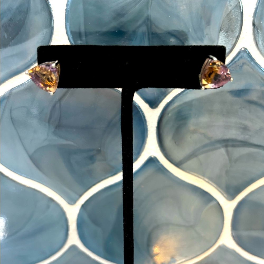 6.31ct-Anahi Ametrine Earrings - Picture 2 of 6